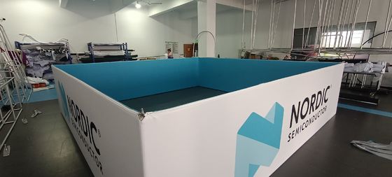la exposición de la tela los 60IN de la tensión de los 20ft levanta banderas que PSD surgen banderas de la exposición