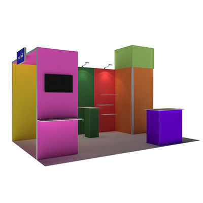 la cabina portátil de la feria profesional de 3x3 3x4 3x5 empareda el sistema modular de la tela de SEG