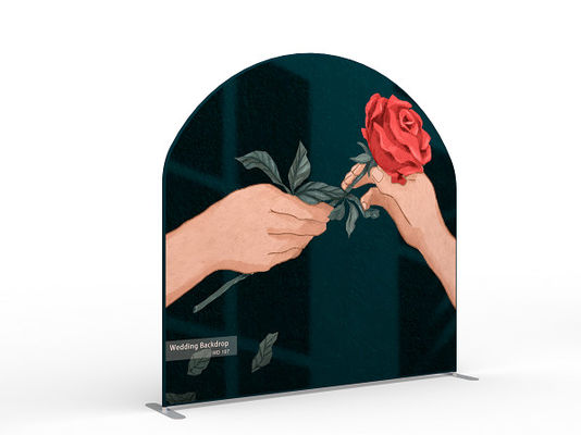 el contexto personalizado pared del arco de los 7ft para el doble del contexto del arco de la fiesta de cumpleaños echó a un lado