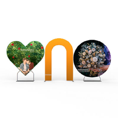 contexto de los 7ft el 10in Dia Personalized Wedding Backdrops White para el arco del globo