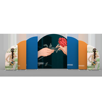 Los compromisos que los 7ft personalizaron casarse los contextos van de fiesta la pared del soporte del fondo de la decoración