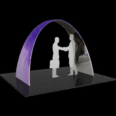 Soporte del arco del globo de la tela de la tensión del arco del tubo de EZ alrededor de la exhibición del contexto del metal
