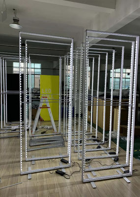 150g 160g que hace publicidad del contexto de aluminio 60m m del marco de la fácil instalación de la caja de luz de SEG