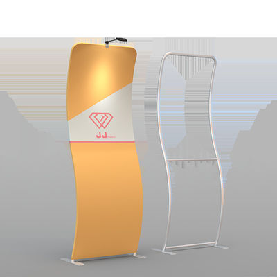 Retractable portátil del tubo de la feria profesional de la bandera del tenedor de aluminio del soporte TV