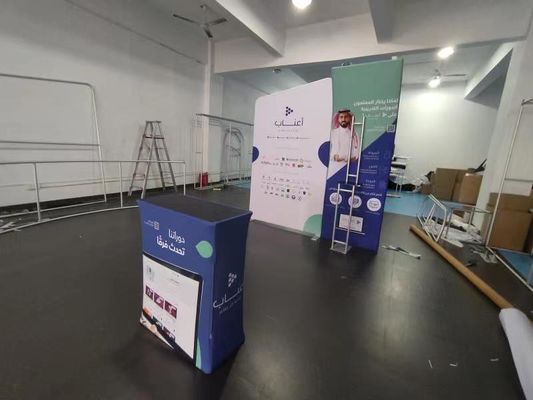 La exposición de la feria profesional de la expo del ODM exhibe el alquiler de la cabina de Redardant 10x20 del marco 3x3